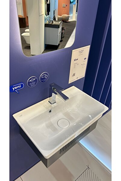 TURKUAZSERAMİK Cerastyle Blue 60 x 36 cm Dolap Uyumlu Lavabo