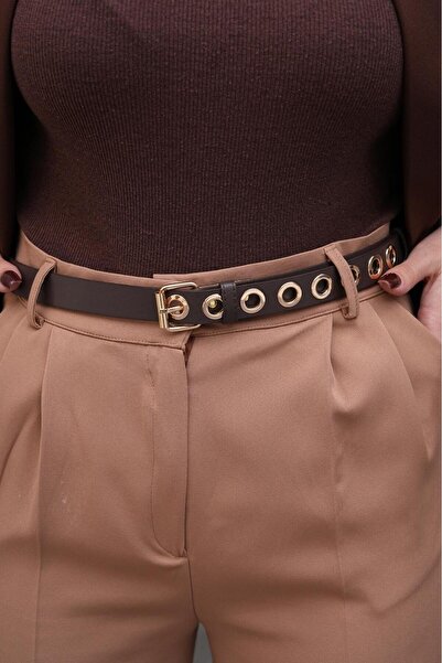 Desre Moda Makara Toka Bird-Eye Women's Belt Trouser Belt Jeans Belt Coat Belt