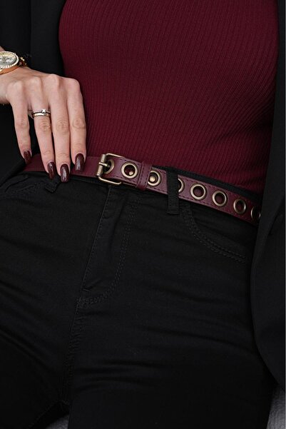 Desre Moda Makara Toka Bird-Eye Women's Belt Trouser Belt Jeans Belt Coat Belt