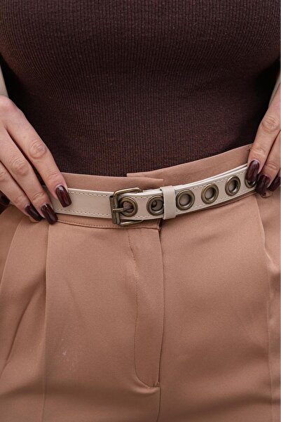 Desre Moda Makara Toka Bird-Eye Women's Belt Trouser Belt Jeans Belt Coat Belt