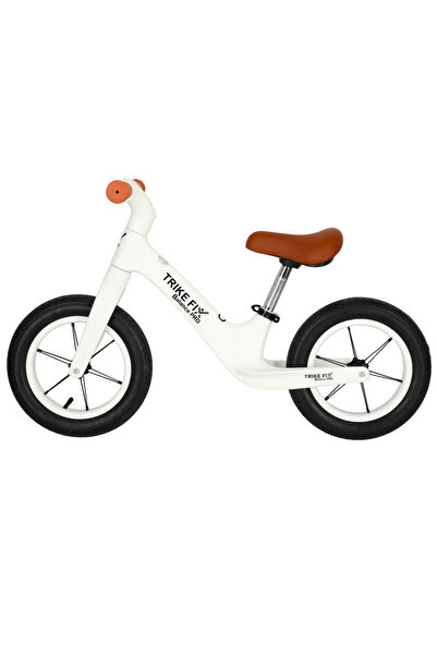 SERSIMO Balance bike PRO 86x39x54 cm, steel frame, 30 cm inflatable wheels, adjustable, white