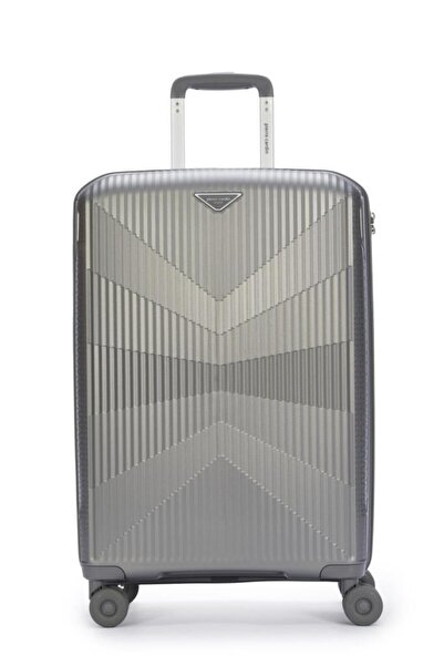 Pierre Cardin Trolley Valiz Gri Orta Boy 04PC8009-02-GR