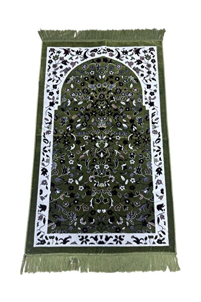 GK Mescidi Nebevi Ravza Motifli Kadife Seccade