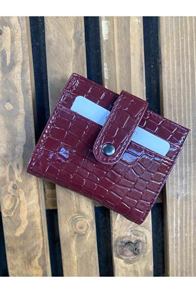 SHIKIRTI Croco Pattern Faux Leather Snap Closure Women's Wallet-Card Holder (Shipped in Box)