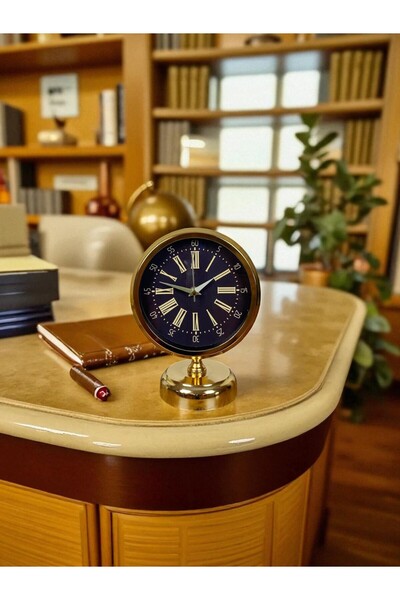 ZENTİME Goldora 25x20 Gold Metal Masa Saati