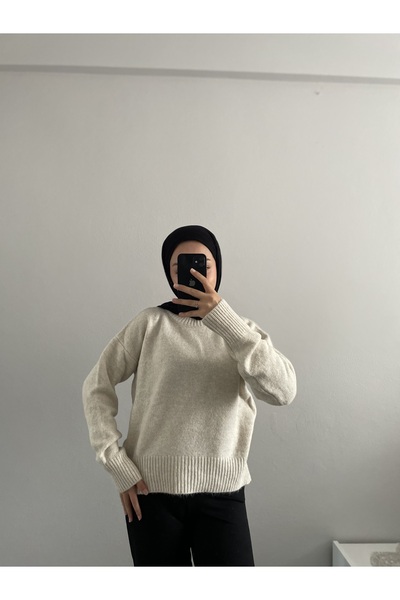 MODA Pulover scurt din tricotaj