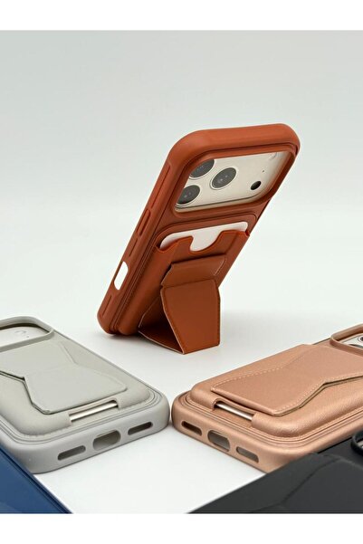 GENERAL Magnetic Leather Stand Wallet Case for iPhone 17 ProMax – Kickstand Card Holder Protective Cover