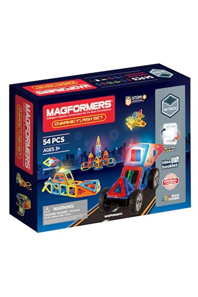 Magformers Magnetic construction set - Dynamic Flash, 54 pieces