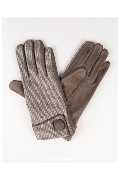 PIECE SIGNATURE Γάντια αφής πολυτελείας για γυναίκες (95% πολυεστέρας 5% σπάντεξ)