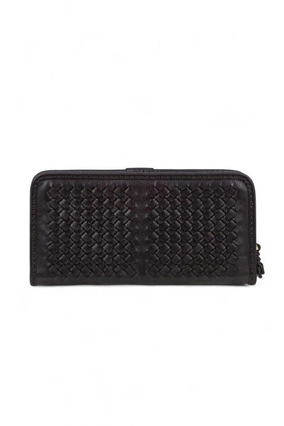 GÖN Unisex Handmade Genuine Leather Phone, Coin and Card Holder Wallet Arta