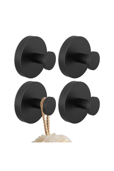 Generic Suction Cup Hooks for Shower, 4 Pack Removable Shower Hooks, No Drill...