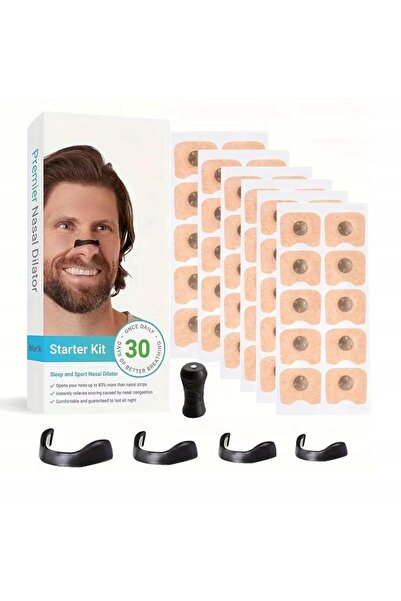 Other PLASTY NA NOS BREATHE TRENING CHRAPANIE ODDYCHANIE 30 SZTUK MAGNETYCZNE