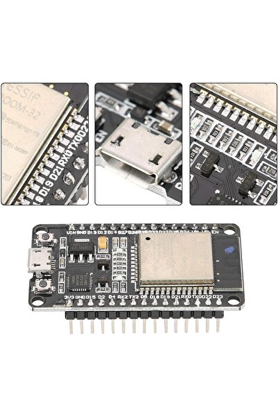 Eujgoov ESP32 Development Board Wireless Wi-Fi + Bluetooth Dual-Core IoT Processor