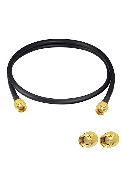 Other كابل محوري RG58 من ذكر SMA إلى ذكر SMA بطول 3 أقدام/1 متر - Vecy