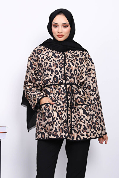 İmajButik Яке с копчета и минков мотив