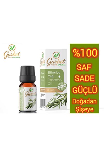gurbet özcan natural Biberiye Yağı % Saf Doğal Seyreltilmemiş (Rosemary) 10ml