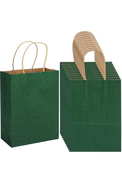 Generic 30 PCS Kraft Paper Bags with Handles Small Kraft Gift Bags for Birthday Party Favors, Weddings, Mer