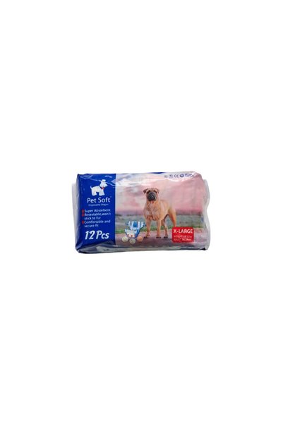Silvanature Pet Soft X-Large Süper Emici Tek Kullanımlık Köpek Bezi 12’li (18...