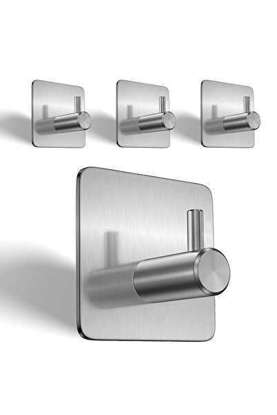 Generic Sulfar Stainless Steel Self Adhesive Hooks | Anti-Rust Waterproof Sti...