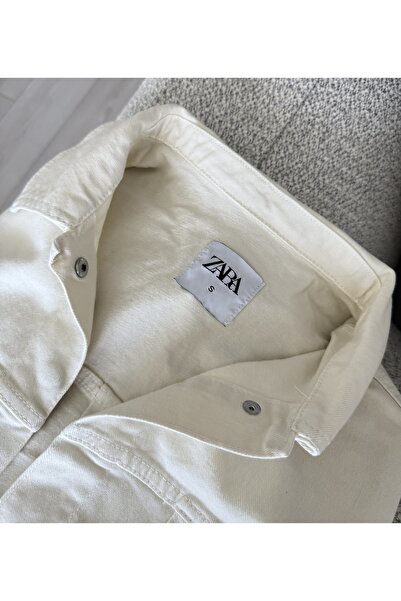 Ayça Yaşar Bej Belden Bağlamalı Denim Takım