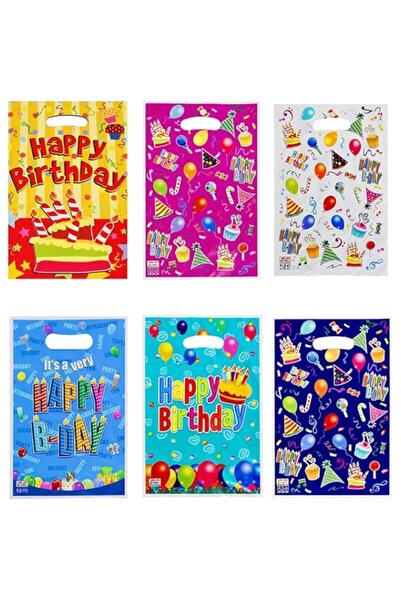 Generic Aputue Party Gift Bags, 60 Pcs Small Gift Bags with Handles, Colorful Party Favor Bags for Kids Bir