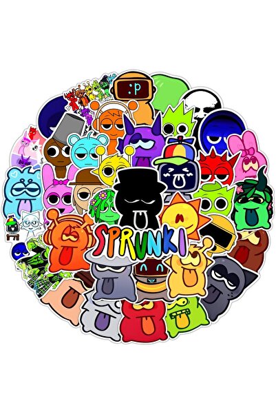 Generic 50 Pieces Cute Waterproof Vinyl Stickers - Spronky