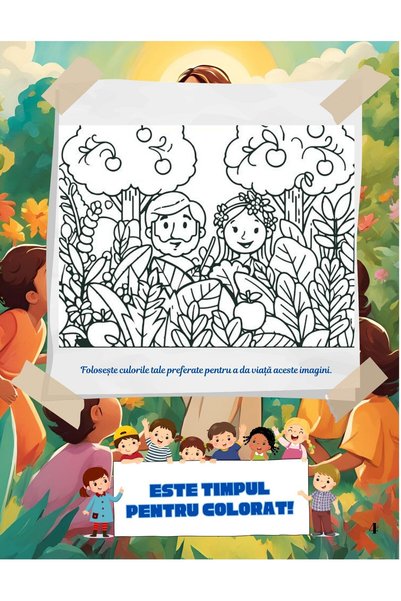 Cotomag Carte Activitati Cu Eroii Bibliei - Exploreaza Credinta Prin Povesti Si Culori / Jocuri Educative