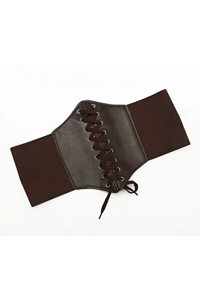 modaes butik Bağcık Detaylı Elastik Kadın Korse Kemer, Ceket Kemeri, Elbise K...