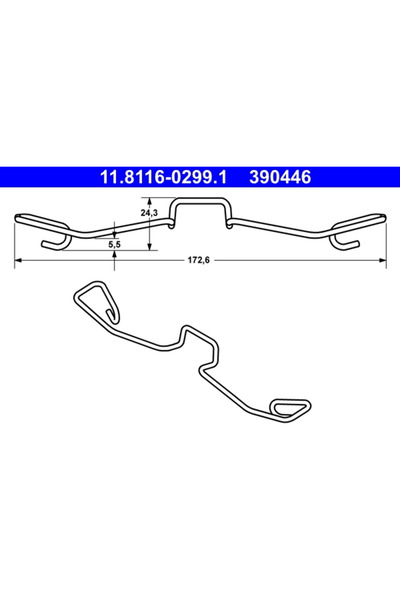Ate Arc Etrier Frana Audi A6 C5/Allroad C5 1999-2005
