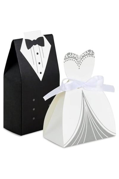 Generic Yelajoy 50-Pack Wedding Candy Bags | Bride & Groom Favor Boxes for Middle Eastern Weddings & Bridal