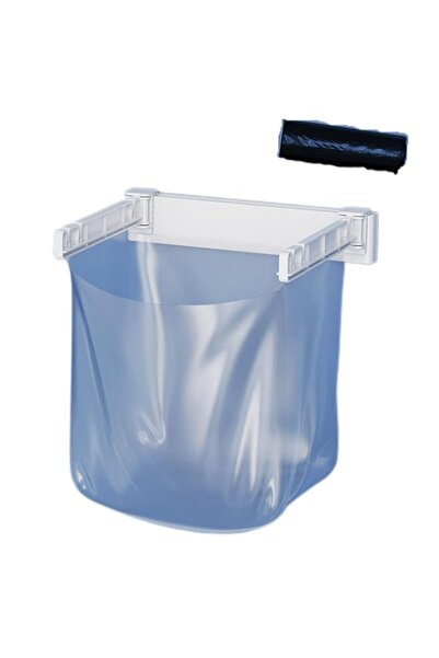 Generic Bukela Hanging Trash Bag Holder Collapsible ABS Garbage Bags Rack wit...