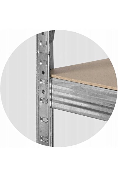 Other REGAŁ MAGAZYNOWY GARAŻOWY SREBRNY 4 PÓŁKI 180x40x40