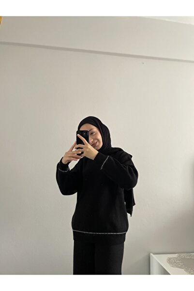 MODA بدلة تريكو مخططة