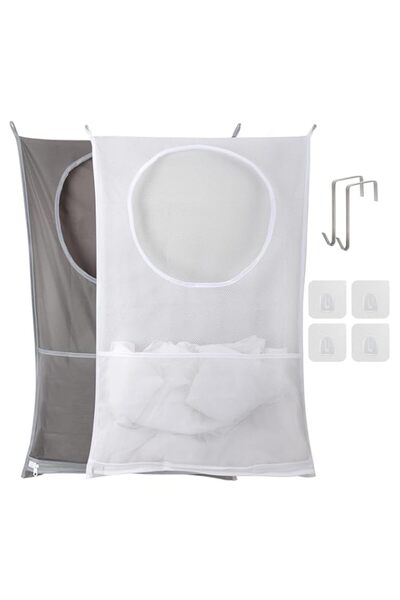 Generic Door Hanging Laundry Hamper Bag, 2 Pack Laundry Hamper Bags Collapsib...