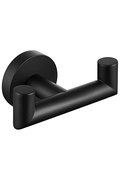 Generic Wall Mount Robe Hooks, Towel Hooks For Bathrooms, Matte Black Towel H...