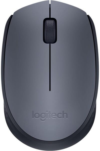 logitech ماوس لاسلكي M170 2.4 جيجاهرتز مع مستقبل USB صغير وتتبع بصري وعمر بطارية يصل إلى 12 شهرًا