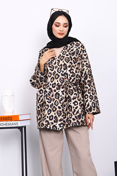 İmajButik Минково яке с етнически мотиви и връзки отстрани