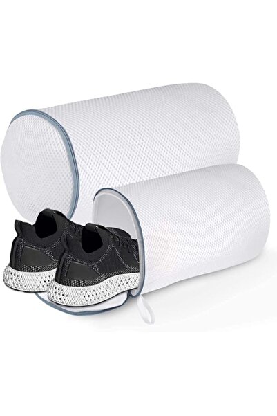 Generic Laundry Bag for Shoes, Polyester Zippered Mesh Shoes Wash Bags, Reusa...