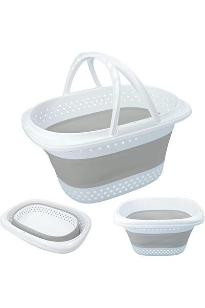 Generic BPA Handy Laundry Mesh Popup Hamper Foldable Lightweight Basket for W...