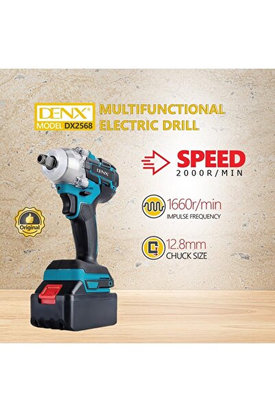 Denx Dynx-Drill 3000 mAh with Dynx Screwdriver Set Bag DX2568