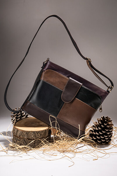 fubileather Prava koža Ala Crossbody Poštarska torba