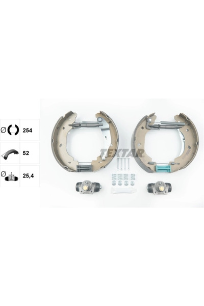 TEXTAR Set Saboti Frana Ford Transit Tourneo Bus/Transit 2000-2014