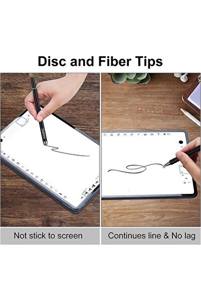 Arabest قلم iPad Stylus Pen - عبوة من قطعتين - عالمي، متوافق مع أجهزة iOS وAndroid اللوحية والهواتف، متعدد الاستخدامات