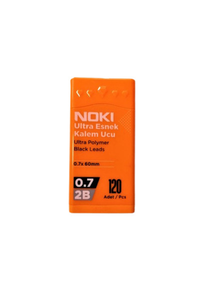 Noki 0.7 مين 2ب 60 مم 120 قلم (قطعتان) بألوان متنوعة