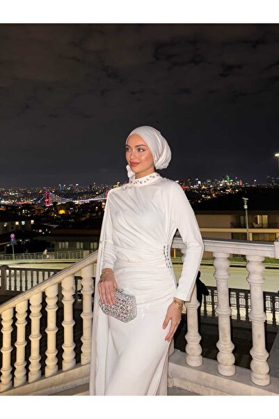 lurex moda Serena Taşlı Elbise