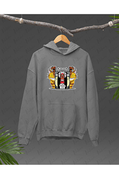 Nulivez تصميم أنيمي ستوديو جيبلي مطبوع، هوديي للجنسين عالي الجودة قصة فضفاضة