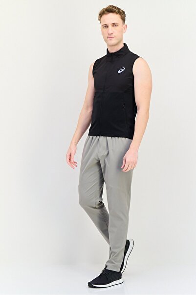 Asics Men Sportswear Fit Sleeveless Running Vest, Black