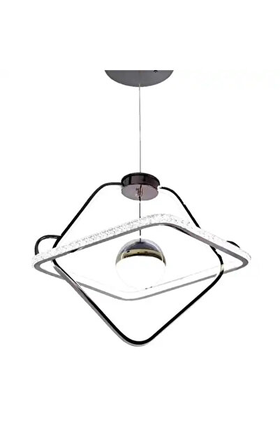 LED CONCEPT LED chandelier with three types of light, gray, asymmetrical, 120W, 50x50x100cm