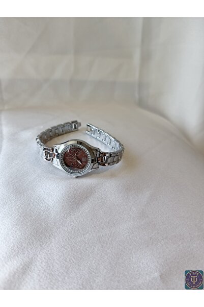 uyguntakıaksesuar Gümüş Çelik Taş Detaylı Kadın Kol Saati – Şık ve Işıltılı T...