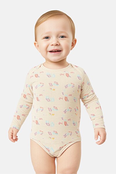 English Laundry Toddlers Boy 3 Piece Long Sleeve Allover Print Bodysuits, Mul...